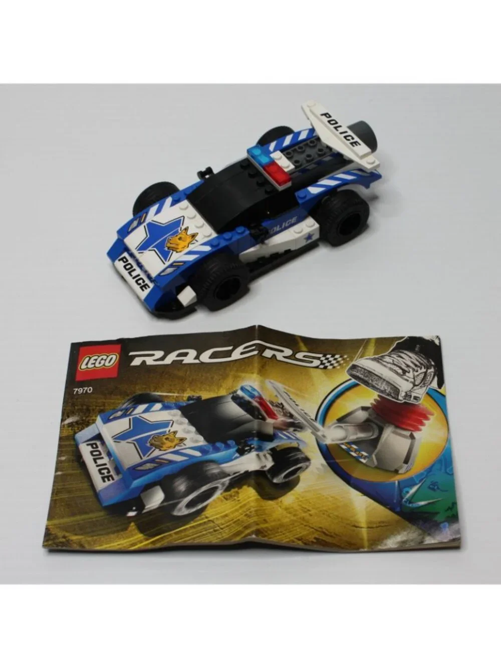 Lego Racers Hero Set 7970 with Instructions Does NOT include Air Blast Launcher